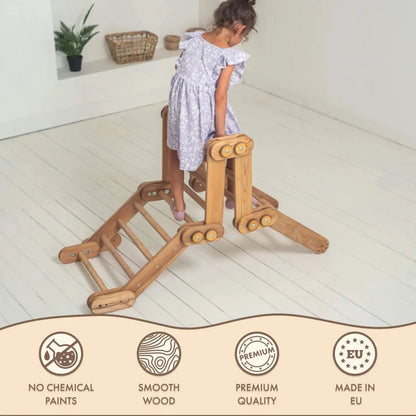 Snake Ladder – Montessori Climber for Kids 1-7 y.o. – Beige-1