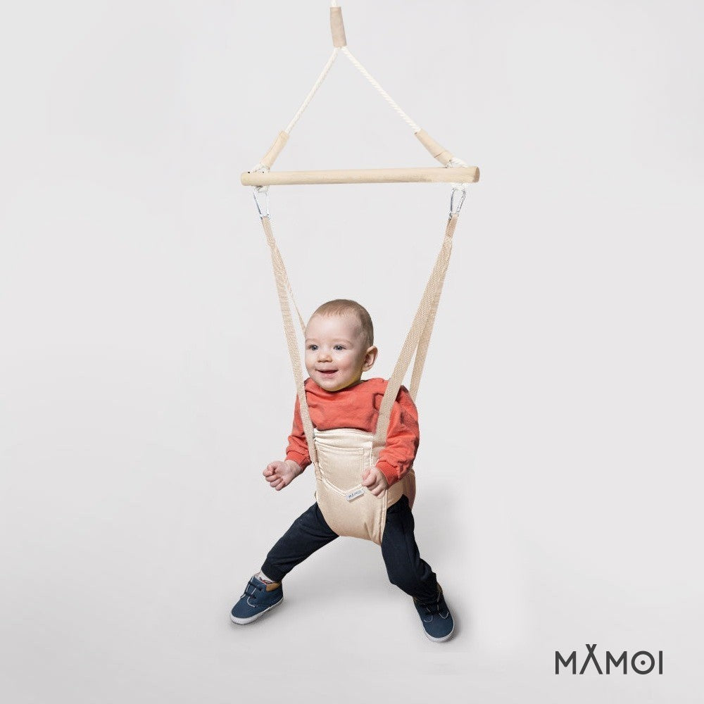 MAMOI® Türhopser baby ab 6 monate, Hopser baby jumper bouncer, Babyschaukel für türrahmen, Schaukel indoor, Türschaukel, Hüpfer, Kinderschaukel, Tür hopper, Babyhopser Swing-3