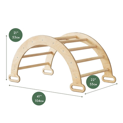 Climbing Arch + Cushion - Montessori Climbers for Toddlers-3