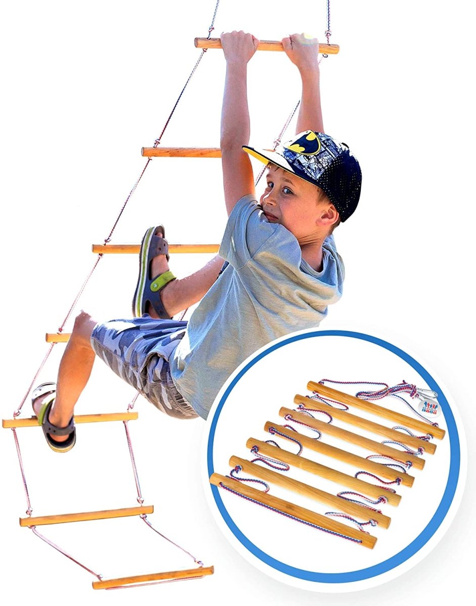 Climbing rope ladder for kids 3-9 y.o.-8