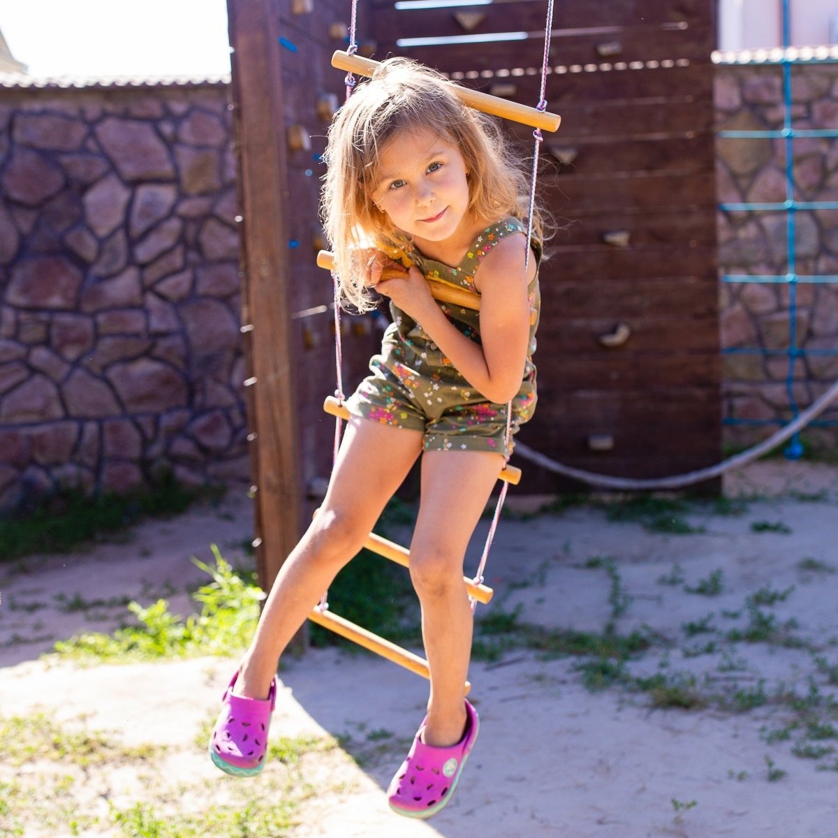 Climbing rope ladder for kids 3-9 y.o.-9