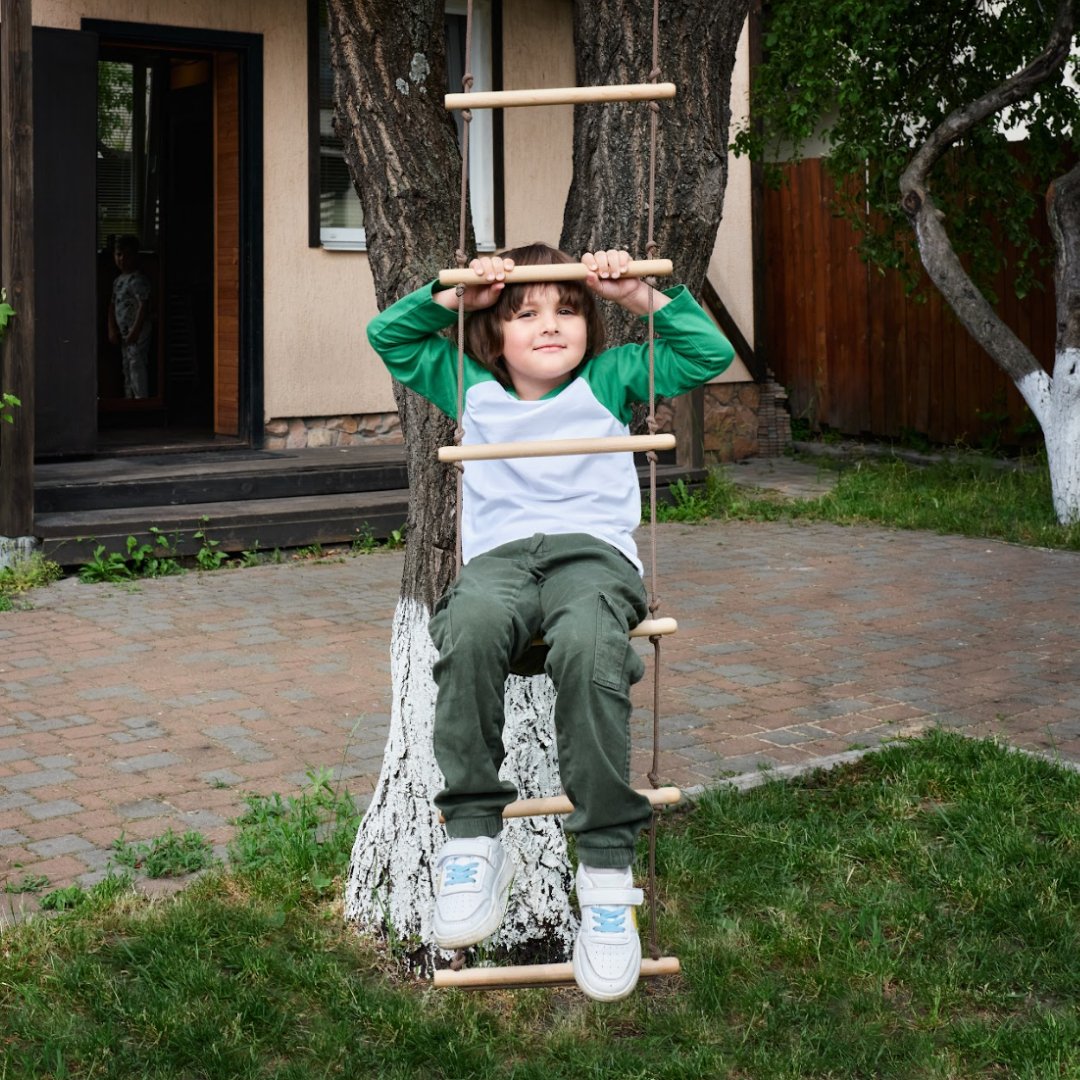 Climbing rope ladder for kids 3-9 y.o.-6