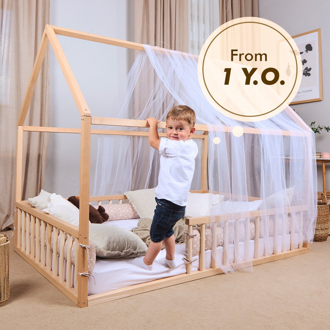 House Bed For Kids and Toddlers from 1 y.o. (US Twin-Size)-1