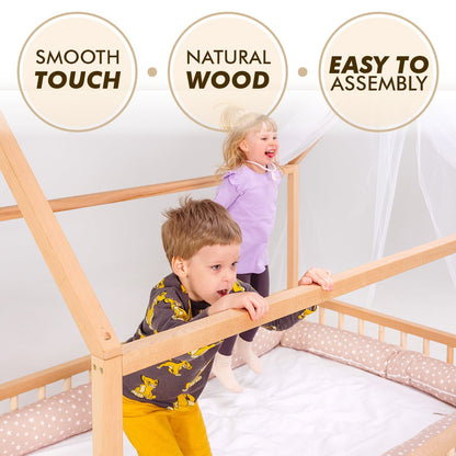 House Bed For Kids and Toddlers from 1 y.o. (US Twin-Size)-10