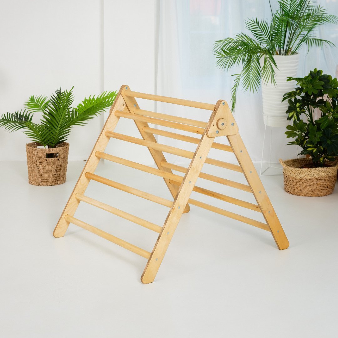 Indoor Montessori Triangle Climbing Ladder for Toddlers 1-7 y.o.-6