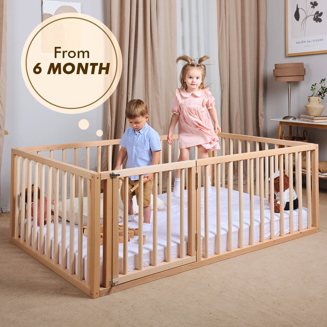 Montessori Bed For Kids and Toddlers from 6 month (EU Size 200x120 cm)-2