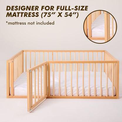 Montessori Bed For Kids and Toddlers from 6 month (US Full Size)-4