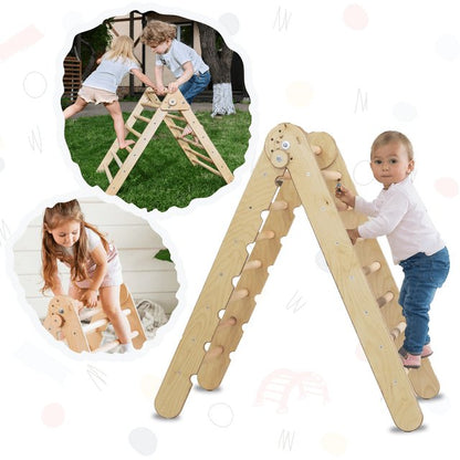 Montessori Triangle Ladder - Handmade Climber for Kids 1-7 y.o.-0