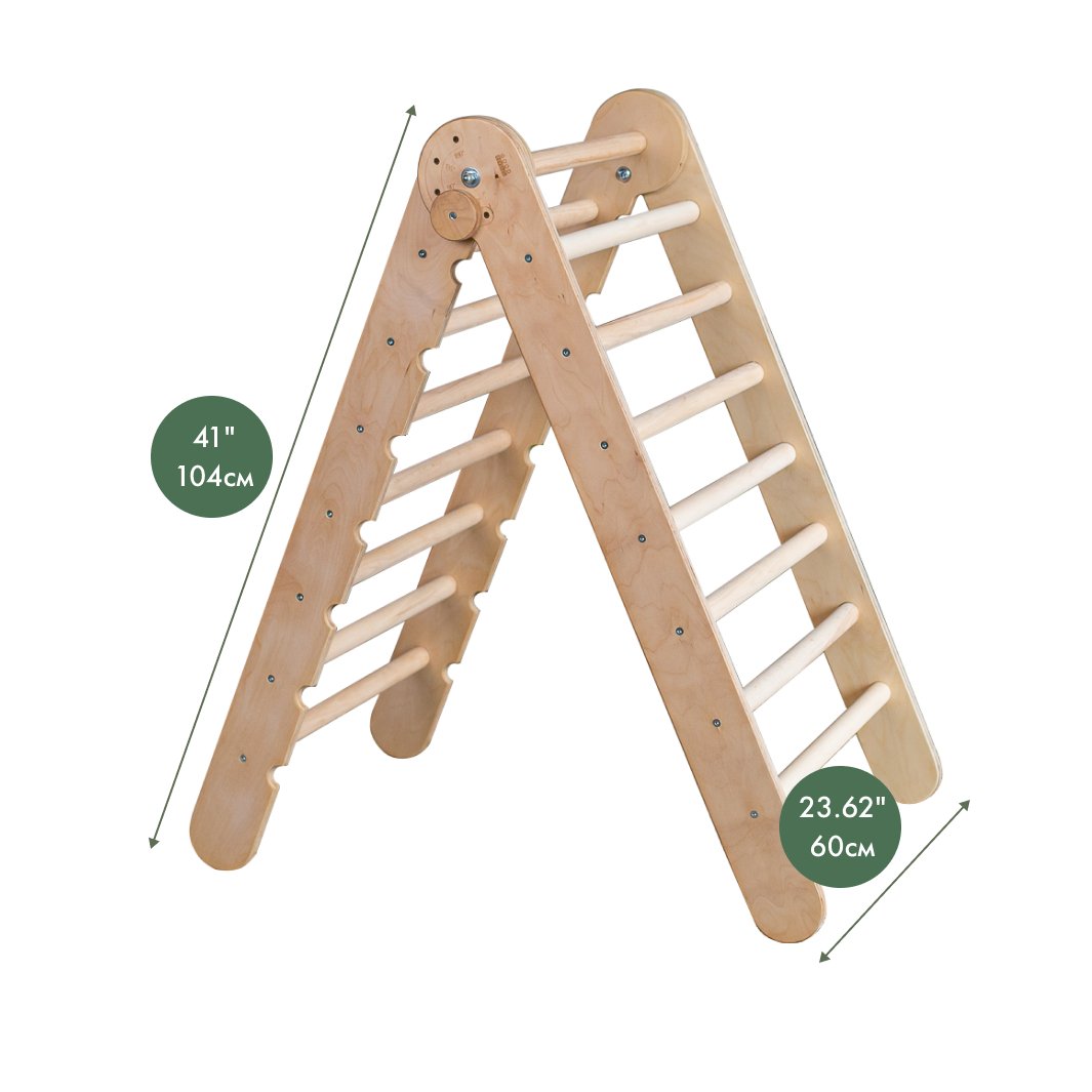 Montessori Triangle Ladder - Handmade Climber for Kids 1-7 y.o.-1