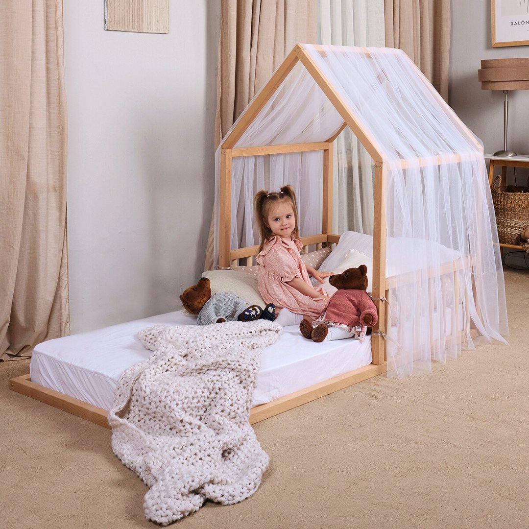 Small House Bed For Kids and Toddlers from 2 y.o. (EU Size 190x90 cm)-0