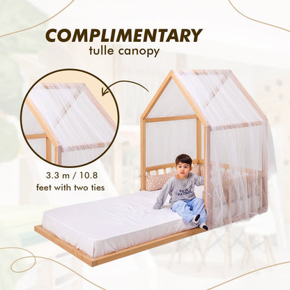 Small House Bed For Kids and Toddlers from 2 y.o. (US Twin-Size)-3