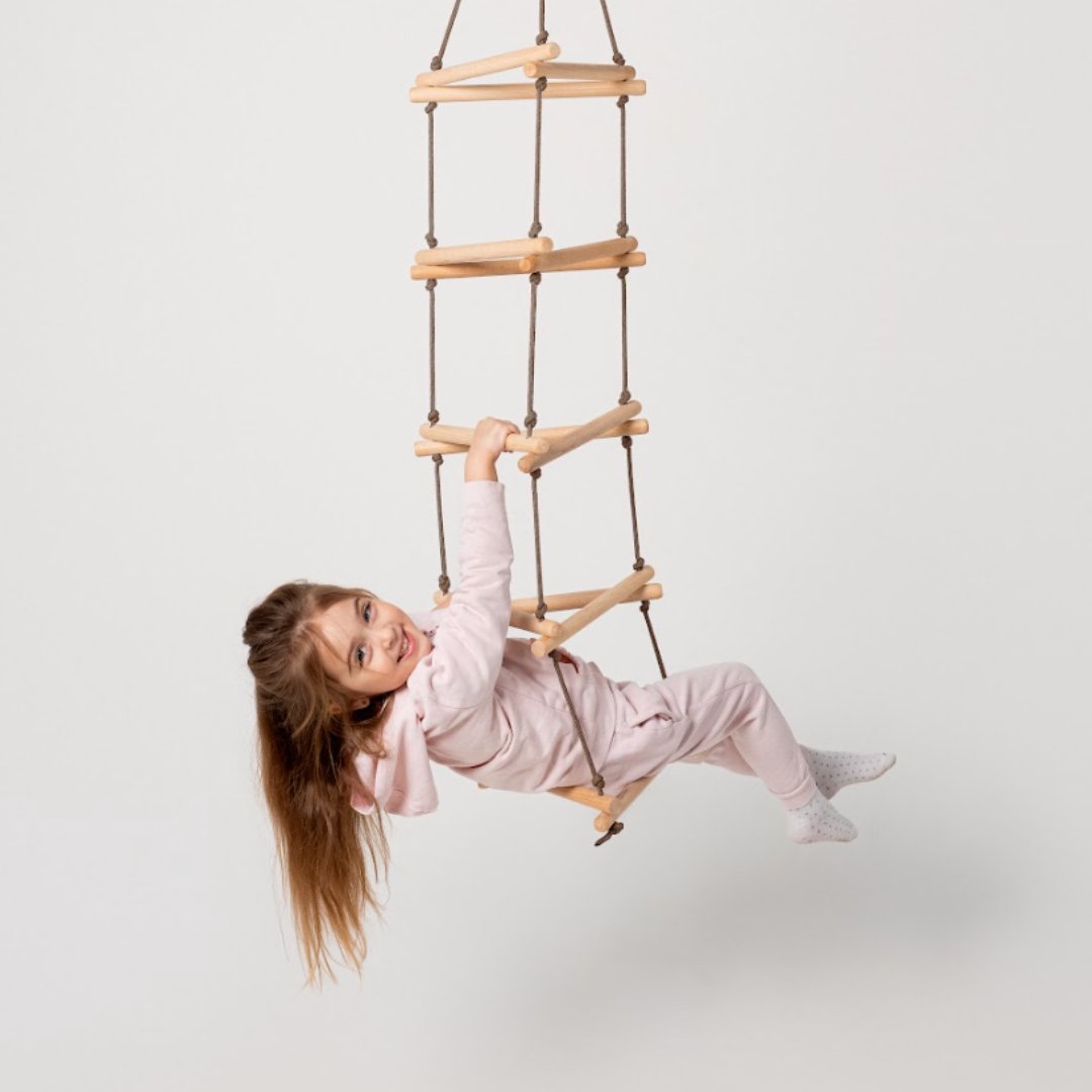 Triangle rope ladder for kids-5