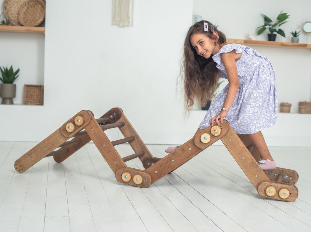 Snake Ladder – Montessori Climber for Kids 1-7 y.o. – Beige-2