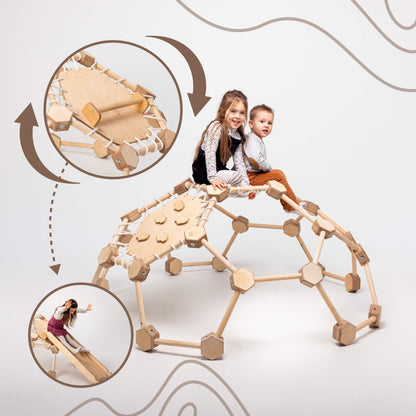 Wooden Climbing Frame Geodome / Climbing Dome for Kids 2-6 y.o.-8