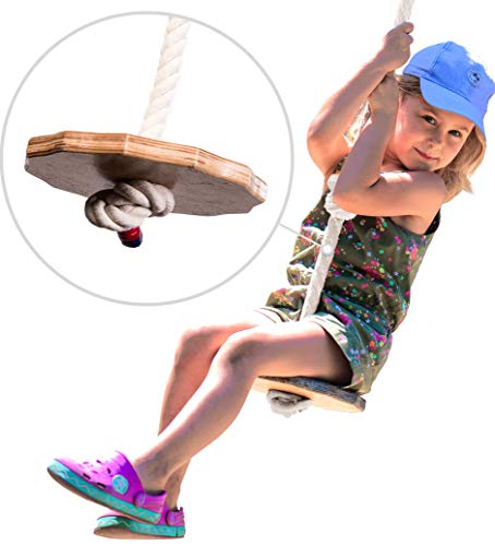 Wooden rope swing for kids-8