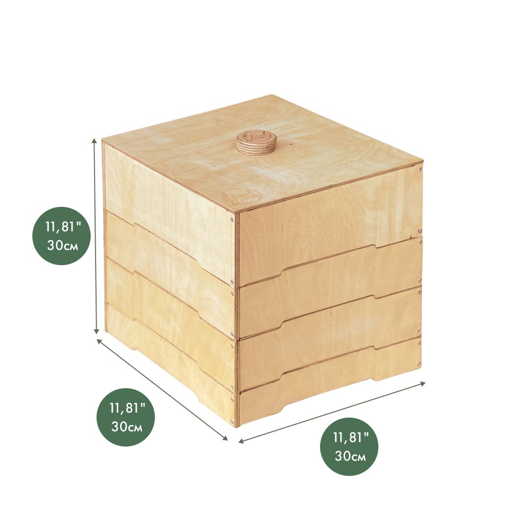 Wooden storage/sorter for constructor-3